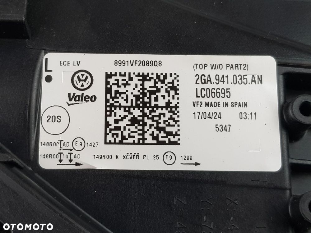NOWA ORYGINALNA Lampa Lewy Przód IQ LIGHT Volkswagen T-Roc 2GA941035AN - 10