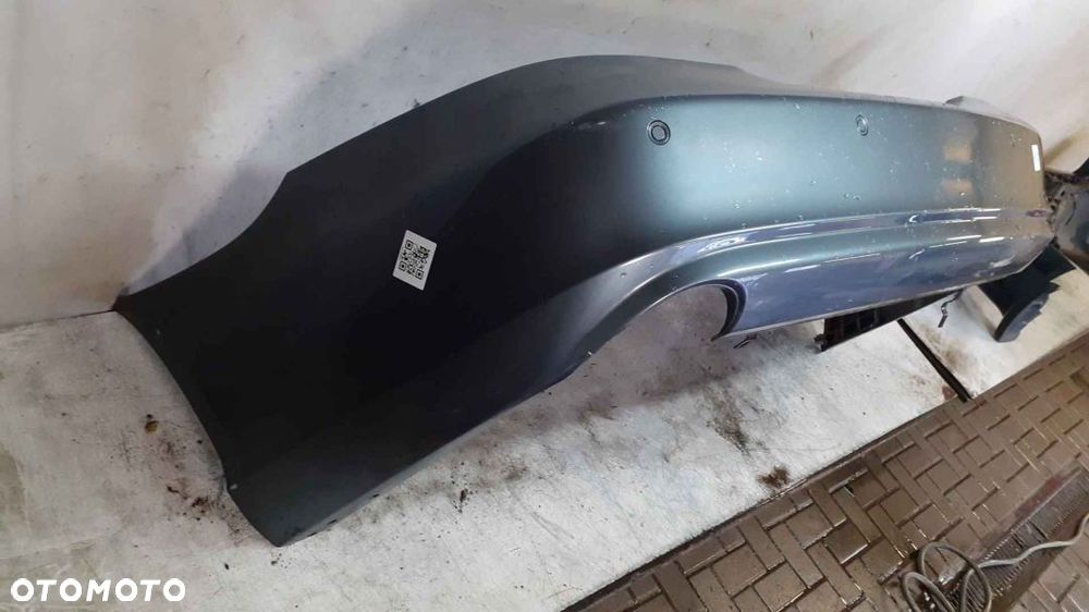* ZDERZAK TYŁ TYLNY MERCEDES BENZ CLS W219 SZARY BŁĘKITNY PDC CZUJNIKI - 4