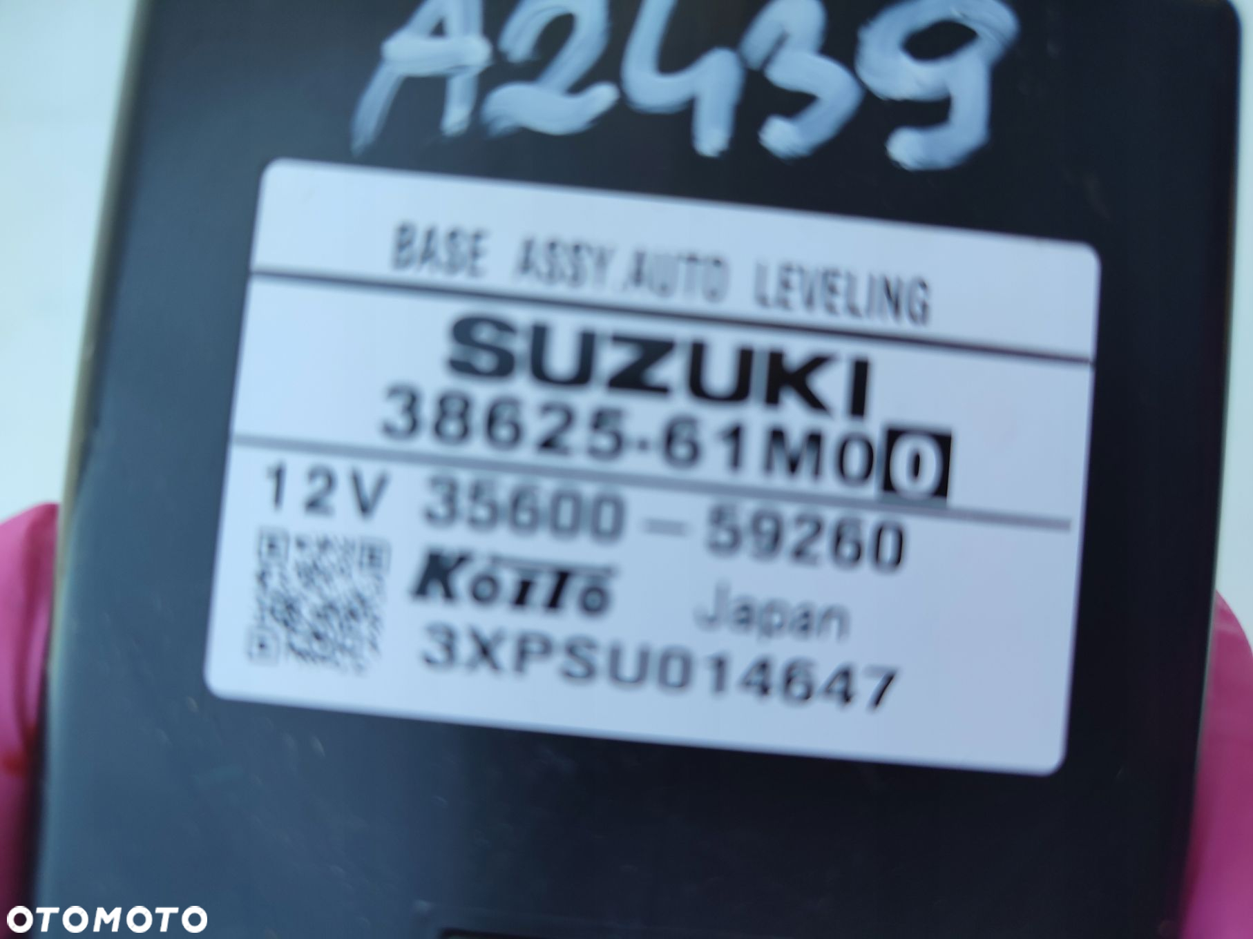 Moduł sterownik świateł SUZUKI SX4 S-CROSS EUROPA 38625-61M00 - 4