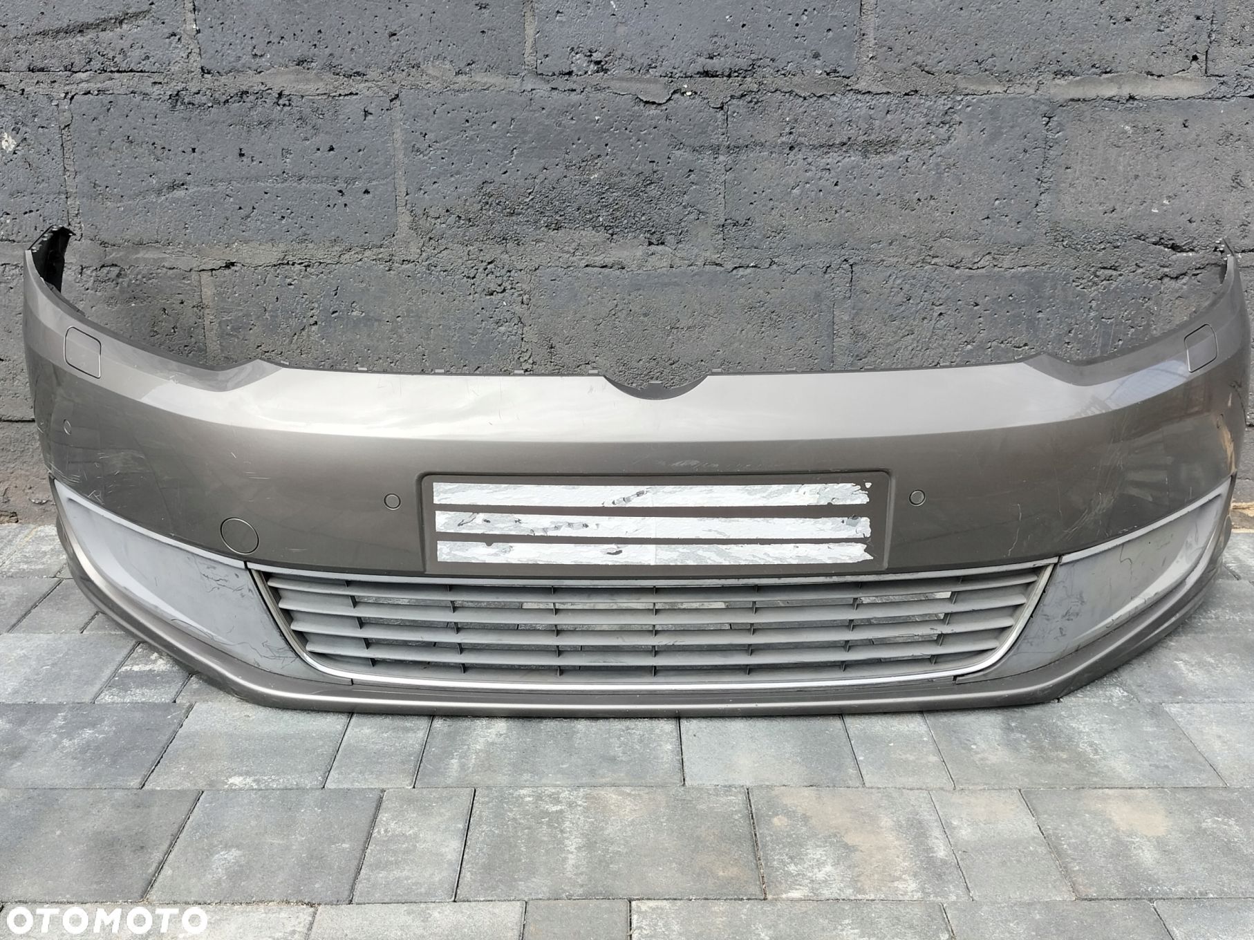 VW TOURAN I LIFT 2010-2014 ZDERZAK PRZEDNI PRZÓD XENON - 1