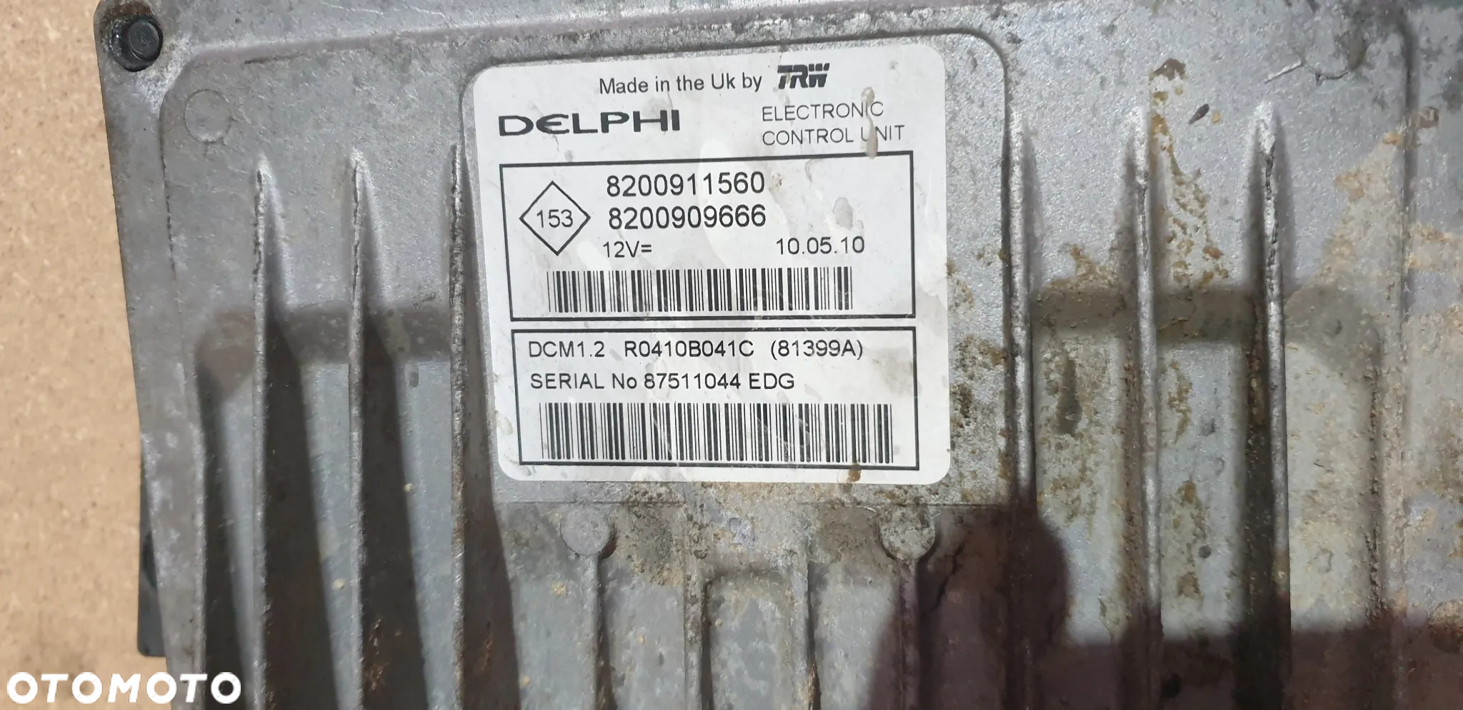 Renault Clio III Kombi 1.5 DCI Komputer Sterownik Silnika 8200911560 - 2