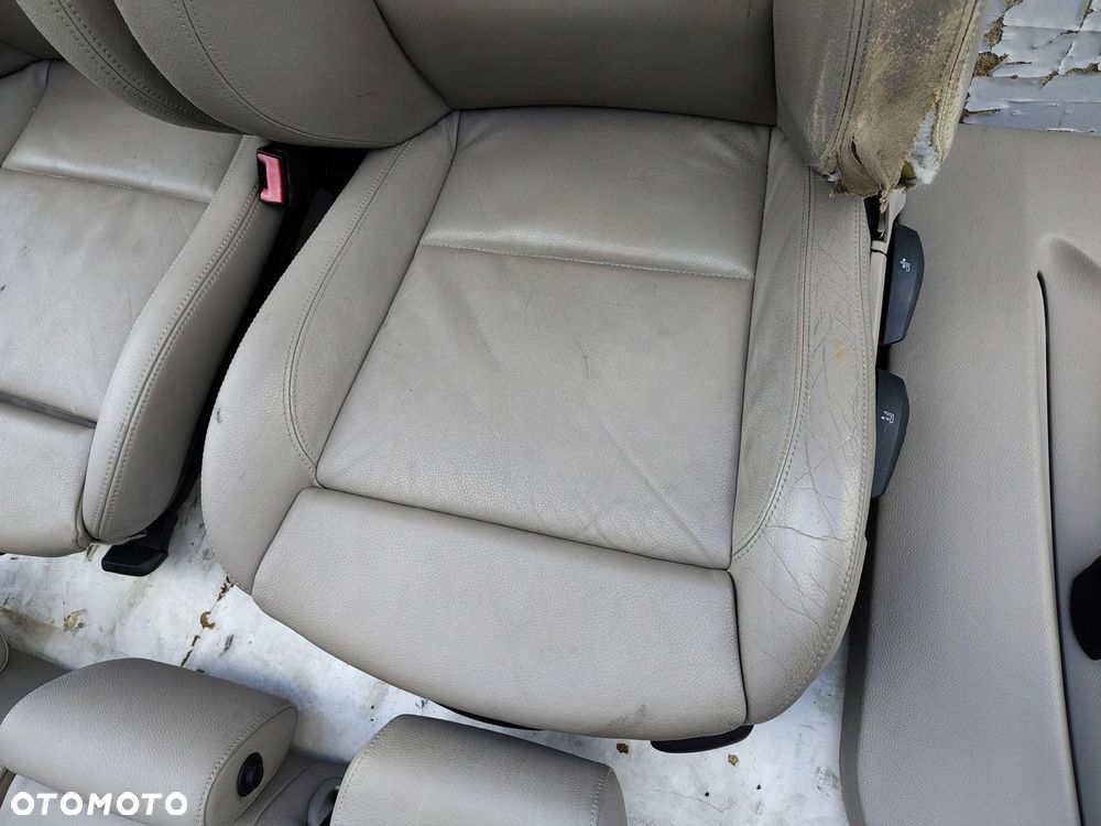 FOTEL FOTELE KANAPA BOCZKI SKÓRA KOMPLET BMW SERIA 1 I E87 FL LIFT - 11