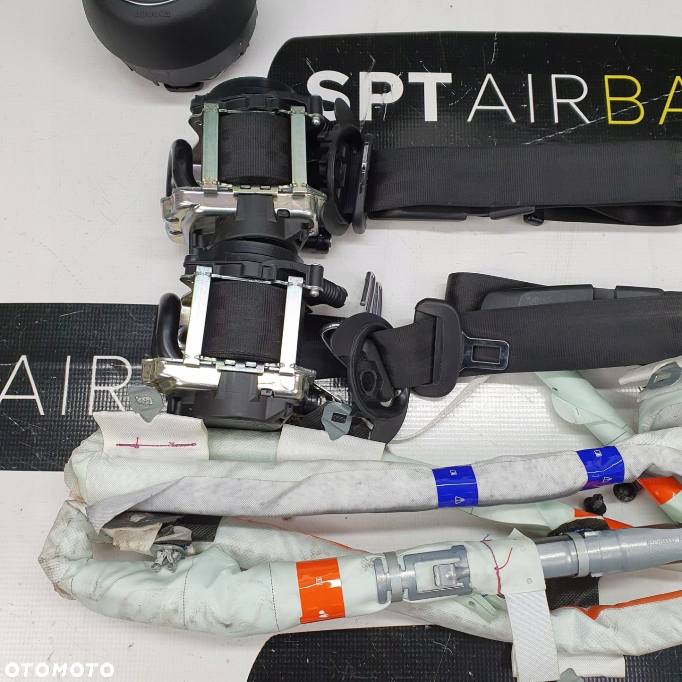 AUDI A5 8W DESKA ROZDZIELCZA KONSOLA KOKPIT PULPIT PODUSZKI AIRBAG AIR BAG PASY KURTYNY KIT SET - 8
