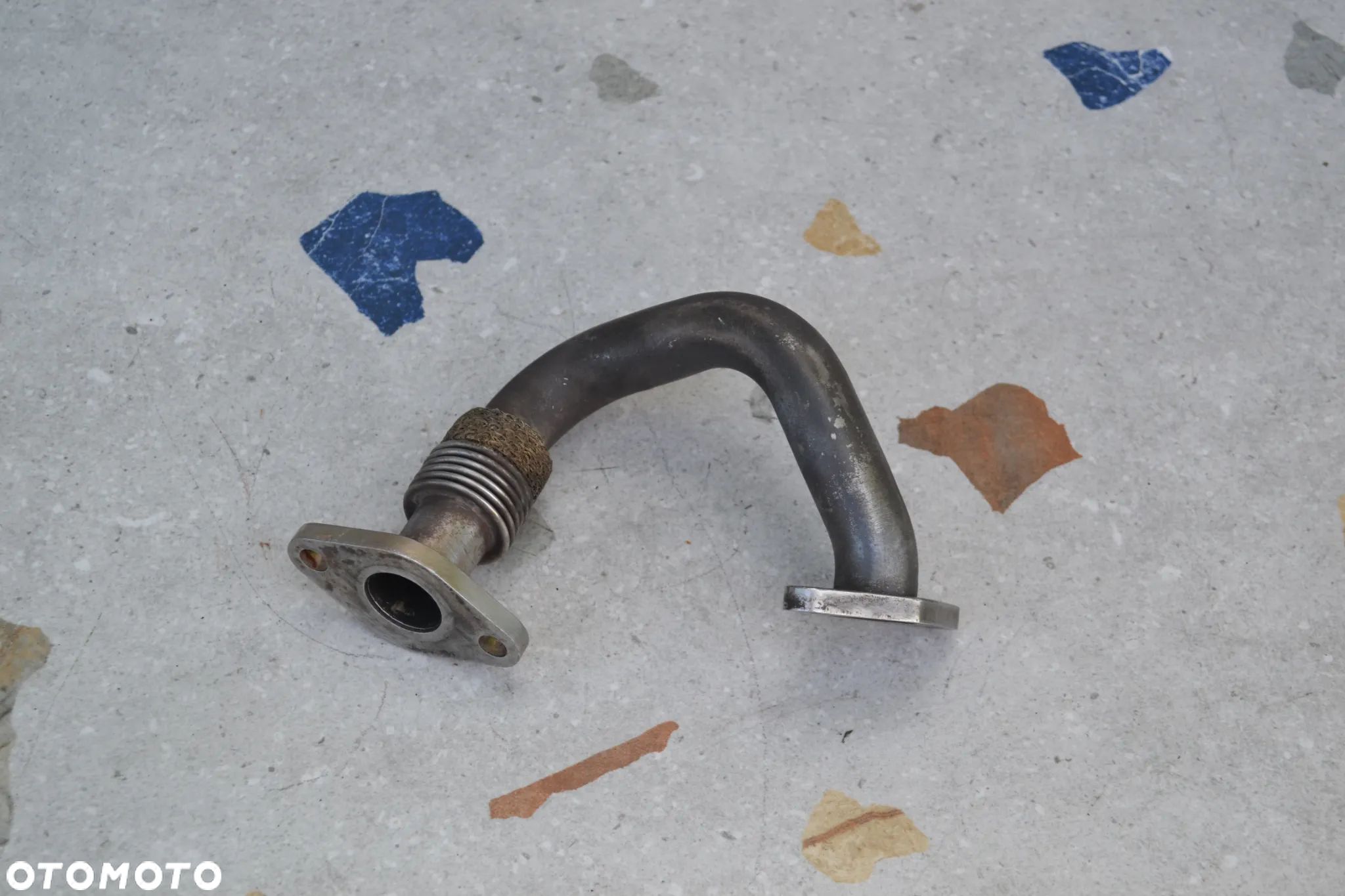 VW AUDI SEAT SKODA 1,9 TDI RURKA PRZEWÓD EGR 03G131521R - 1