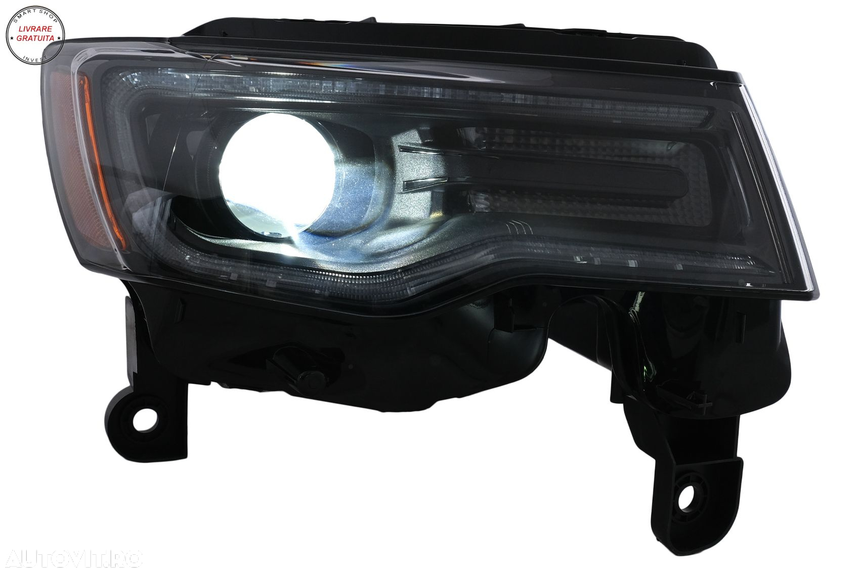 Faruri LED Jeep Grand Cherokee IV WK2 Facelift (2014-2020) Semnal Dinamic- livrare gratuita - 9