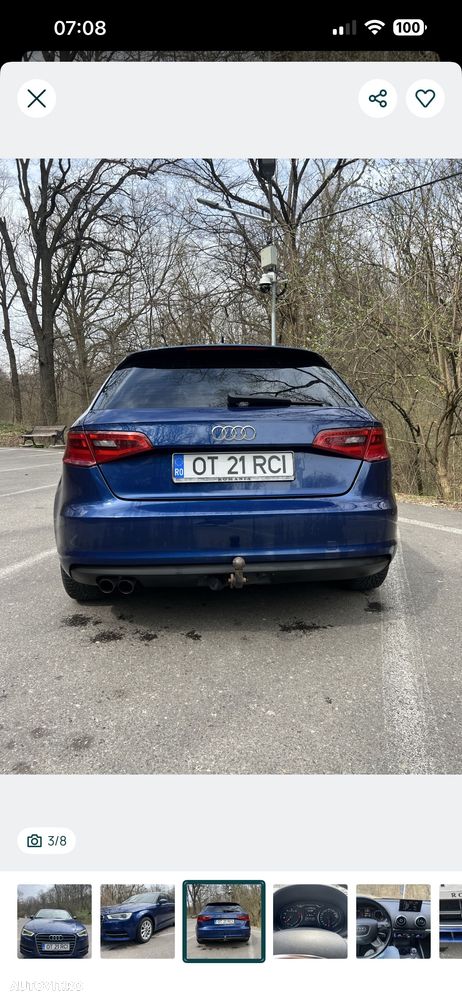 Audi A3 1.4 TFSI Cylinder on demand ultra S tronic S line Sportpaket - 3