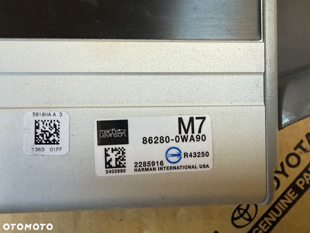 Wzmacniacz Mark Levinson Lexus LS460/ LS600h 12-17r. NR. 86280- 0WA90. Przebieg 40 tys km. - 2