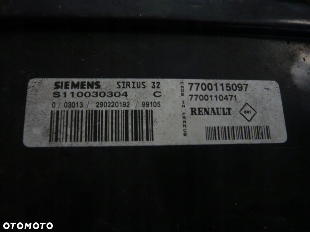 komputer sterownik silnika s110030304c renault clio ii - 2