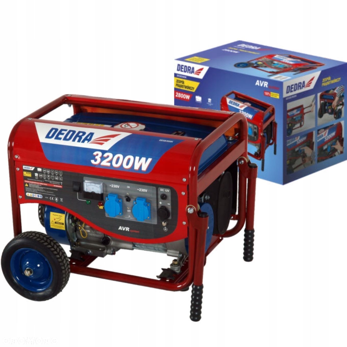 DEDRA AGREGAT PRĄDOTWÓRCZY GENERATOR 2800 DEGB3600 - 1