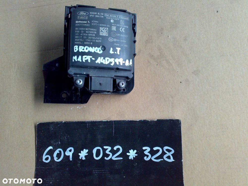 ford bronco 2021 - czujnik radar martwe pole asystent sensor tylny lewy - 1