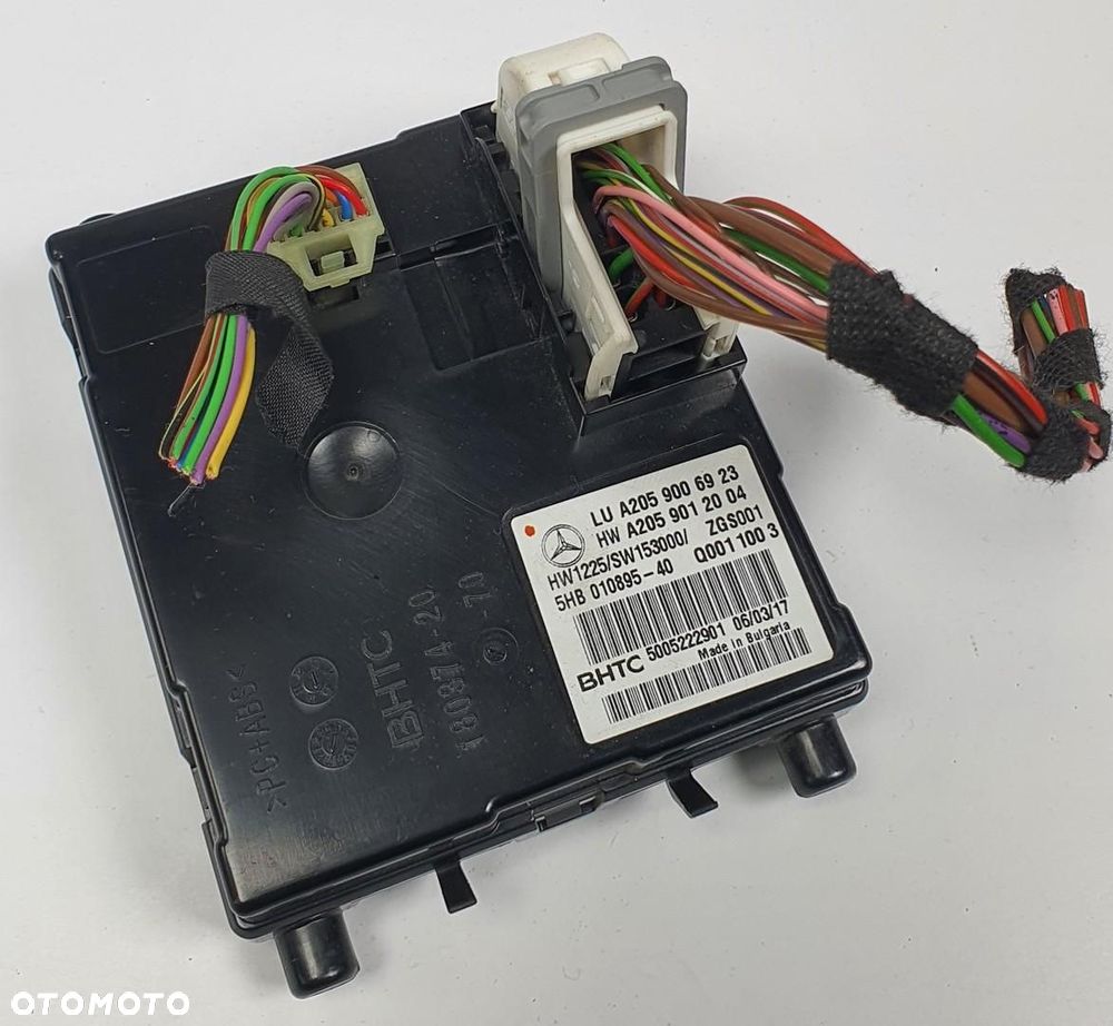 MODUŁ STEROWNIK KLIMATYZACJI NAGRZEWNICY MERCEDES W205 A2059006923 - 1