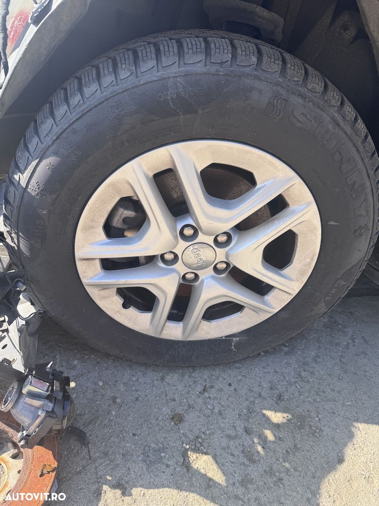 Jante jeep compass r16 cauciucuri noi iarna - 1
