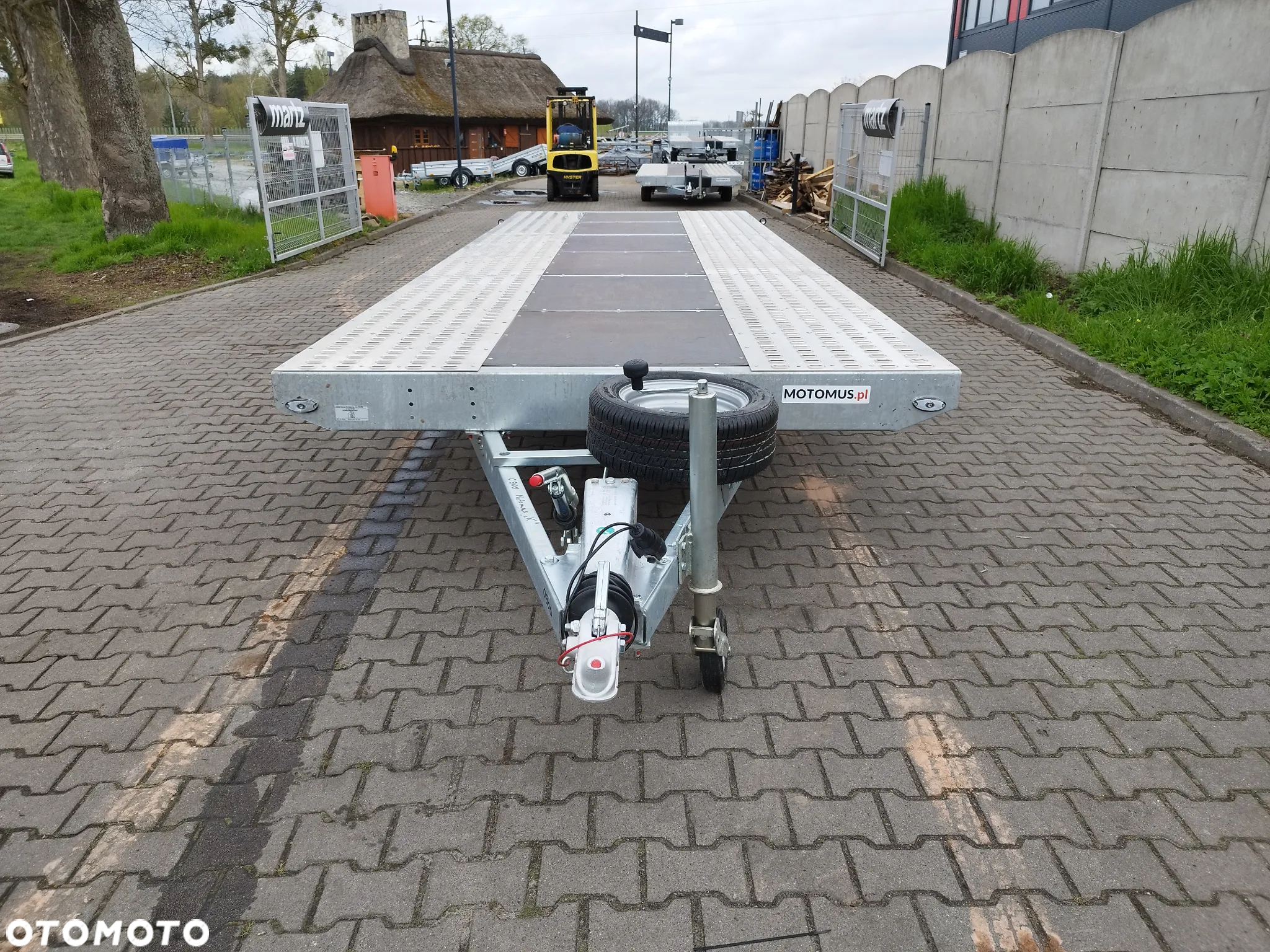 Niewiadów Laweta Niewiadów Mars 6x2,1m DMC 3500kg 3 osie wypełniona sklejką płaska spawana rama - 4