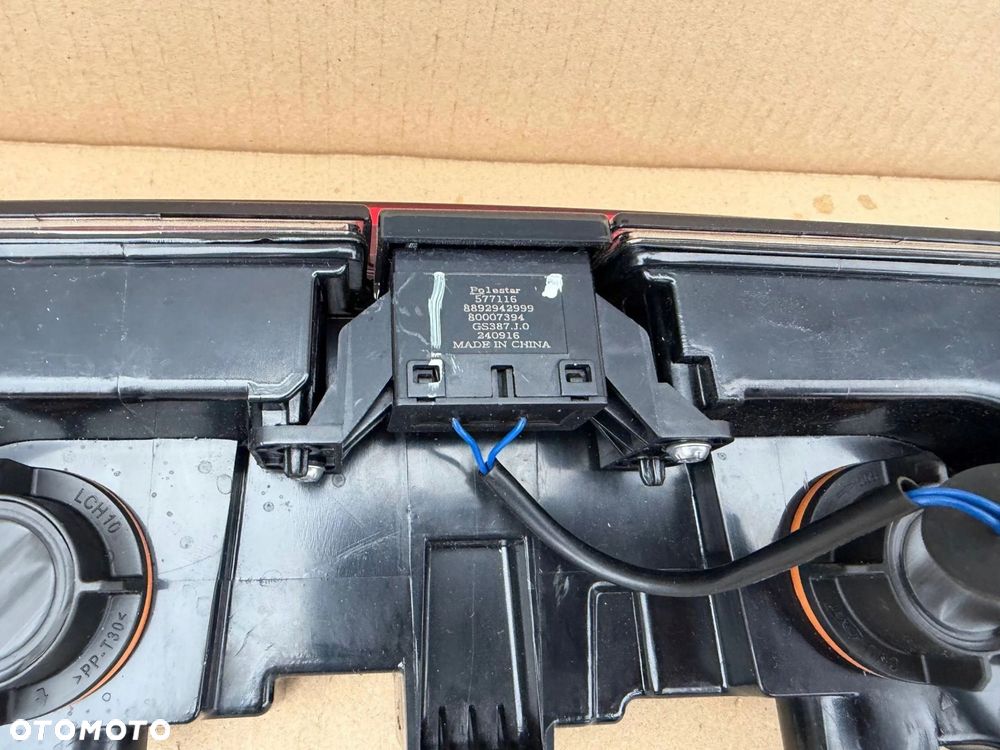 Lampa tylna Tył W KLAPE Polestar 4 80036131 ORYGINAŁ BEZ USZKODZEŃ - 9