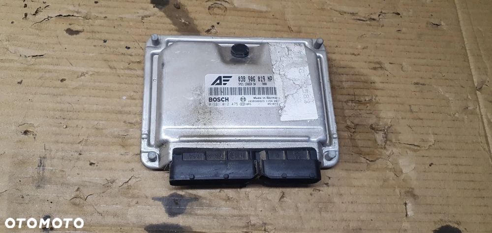 Komputer sterownik silnika Ford Galaxy MK1 Lift 1.9 TDI 038906019NP - 1