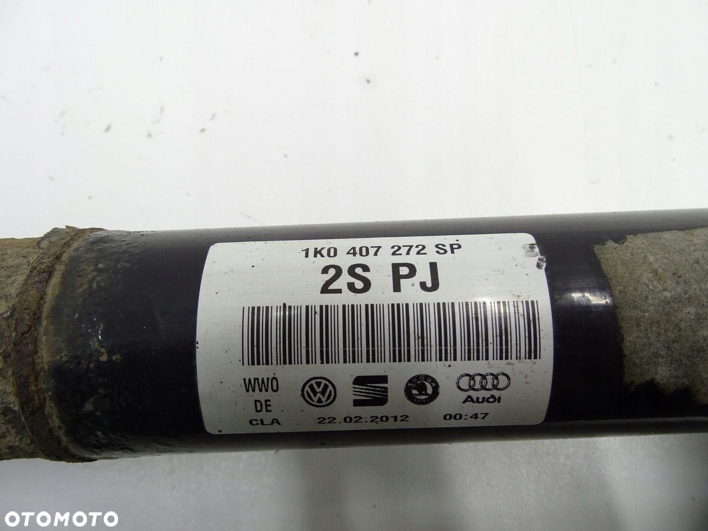 PÓŁOŚ PRAWY PRAWA PRZÓD SKODA OCTAVIA III SEAT ALTEA 1.6 TDI 1K0407272SP - 5