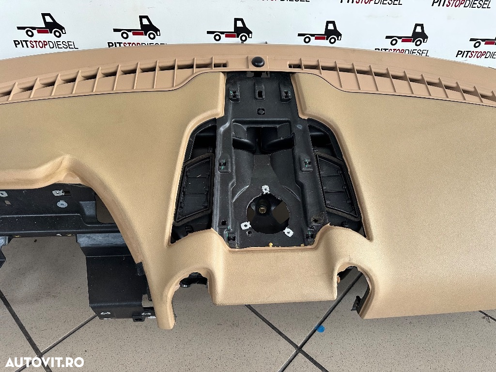 Kit Airbag complet PORSCHE CAYENNE (92A) beige crem plansa bord piele volan centuri cortina airbag 2010-2016 - 5