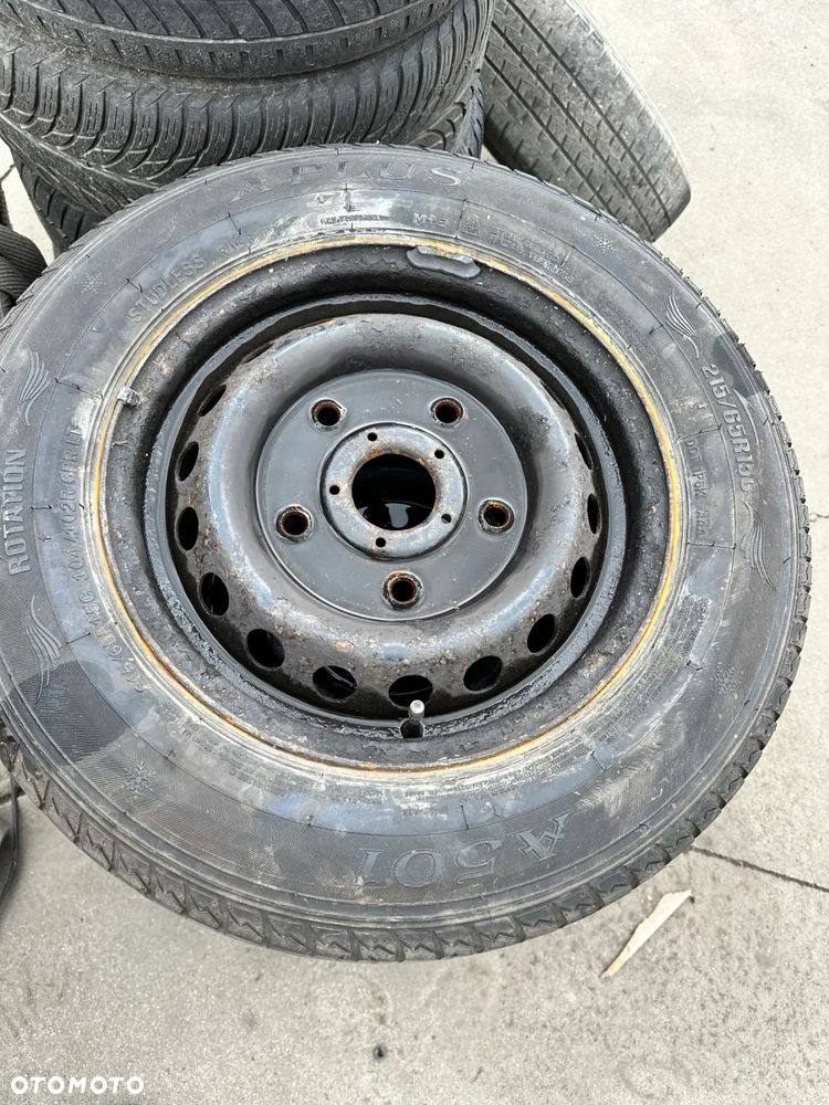 Felgi Stalowe Ford Transit Custom 5x160 6,6JX15 BK21-1007-AA Komplet demontaż - 2