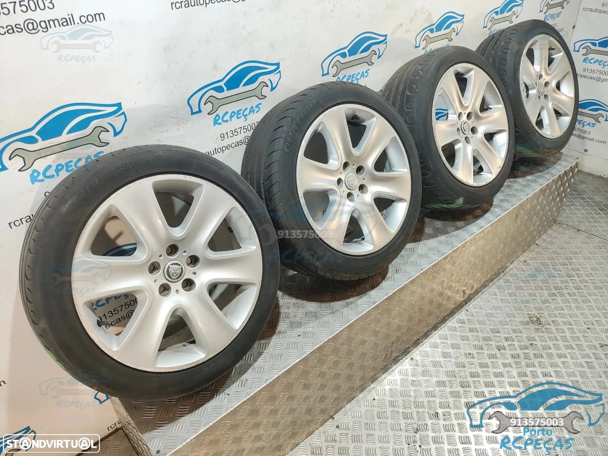 Jantes Originais 18" Jaguar - 5x108 - 8,5J | ET49 - Jante | 18 Polegadas | 8X231007BA | 5 x 108 | 245 45 18 | Conjunto - 1