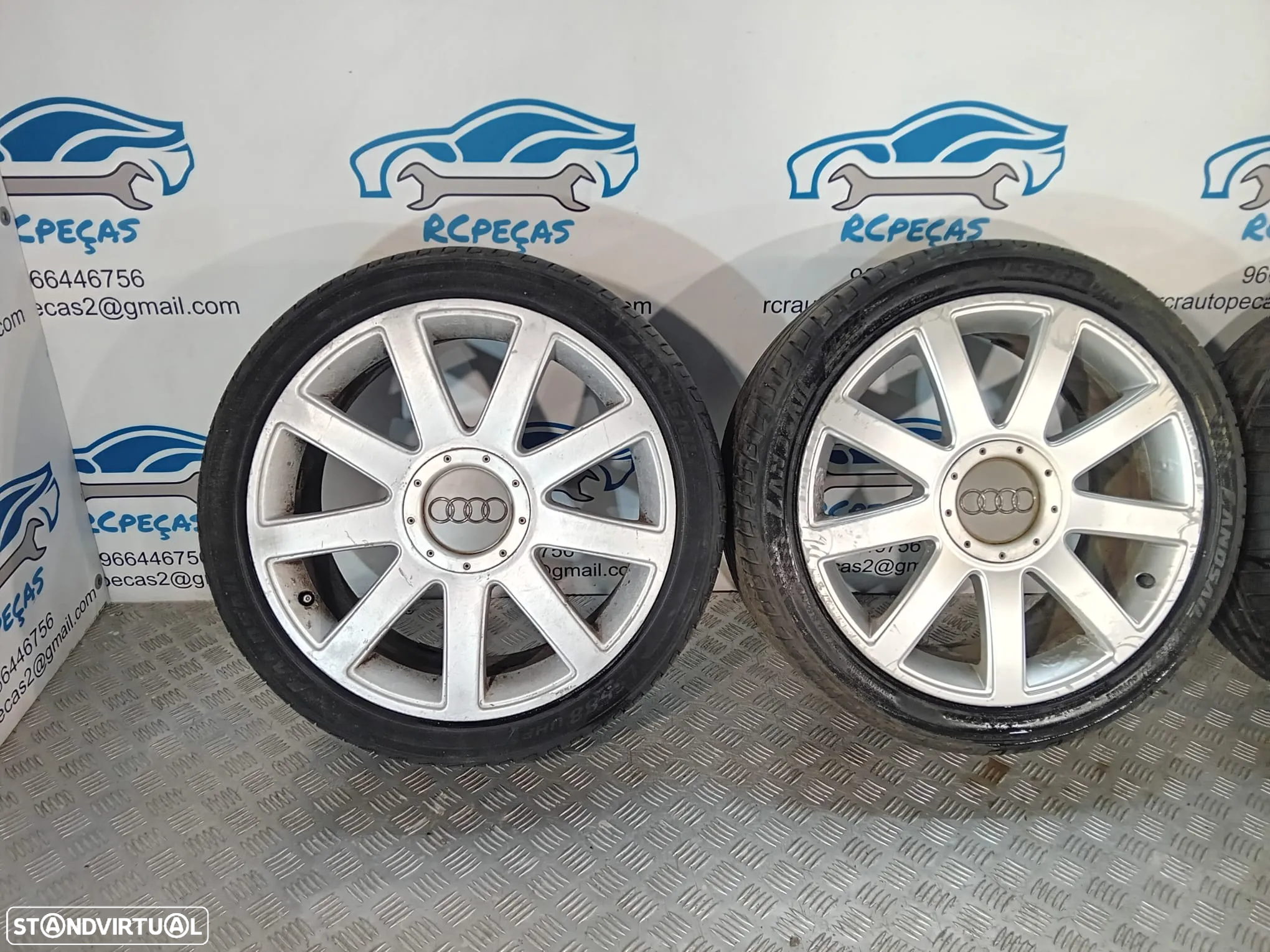 Conjunto Jantes 18 Originais Audi S-line 8J ET43 5x112 4E0601025AB - 5