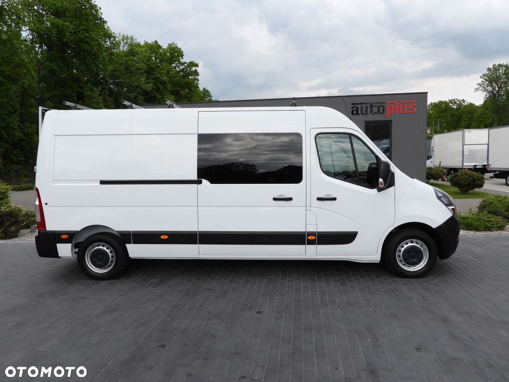 Opel MOVANO  FURGON BRYGADÓWKA  7 MIEJSC TEMPOMAT LEDY KLIMATYZACJA  135KM - 8