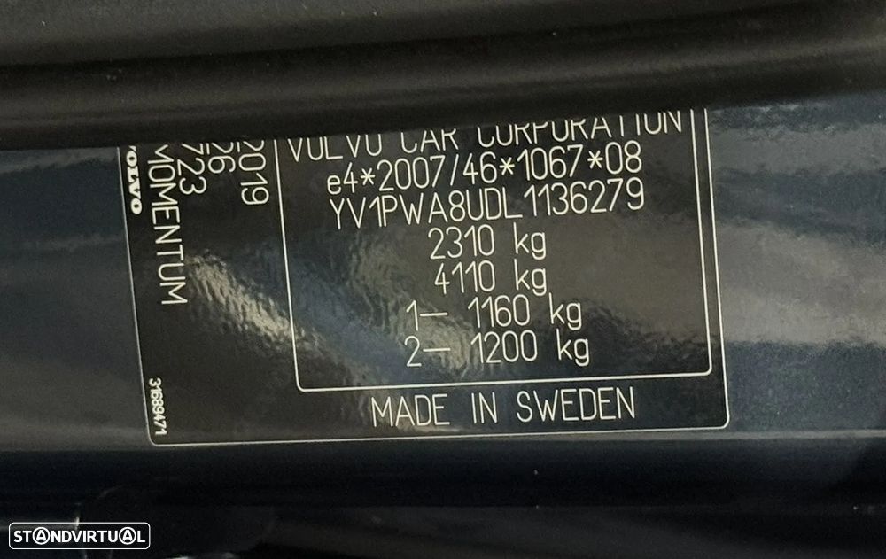 Volvo V90 2.0 D4 Momentum Plus Geartronic - 54
