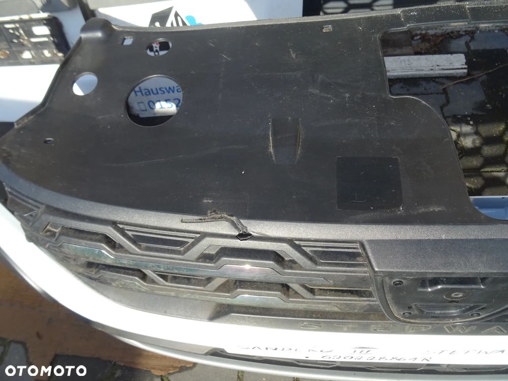 DACIA SANDERO III 3 STEPWAY ZDERZAK PRZEDNI PRZOD BIALY LADNY WYSYLKA W CENIE - 6