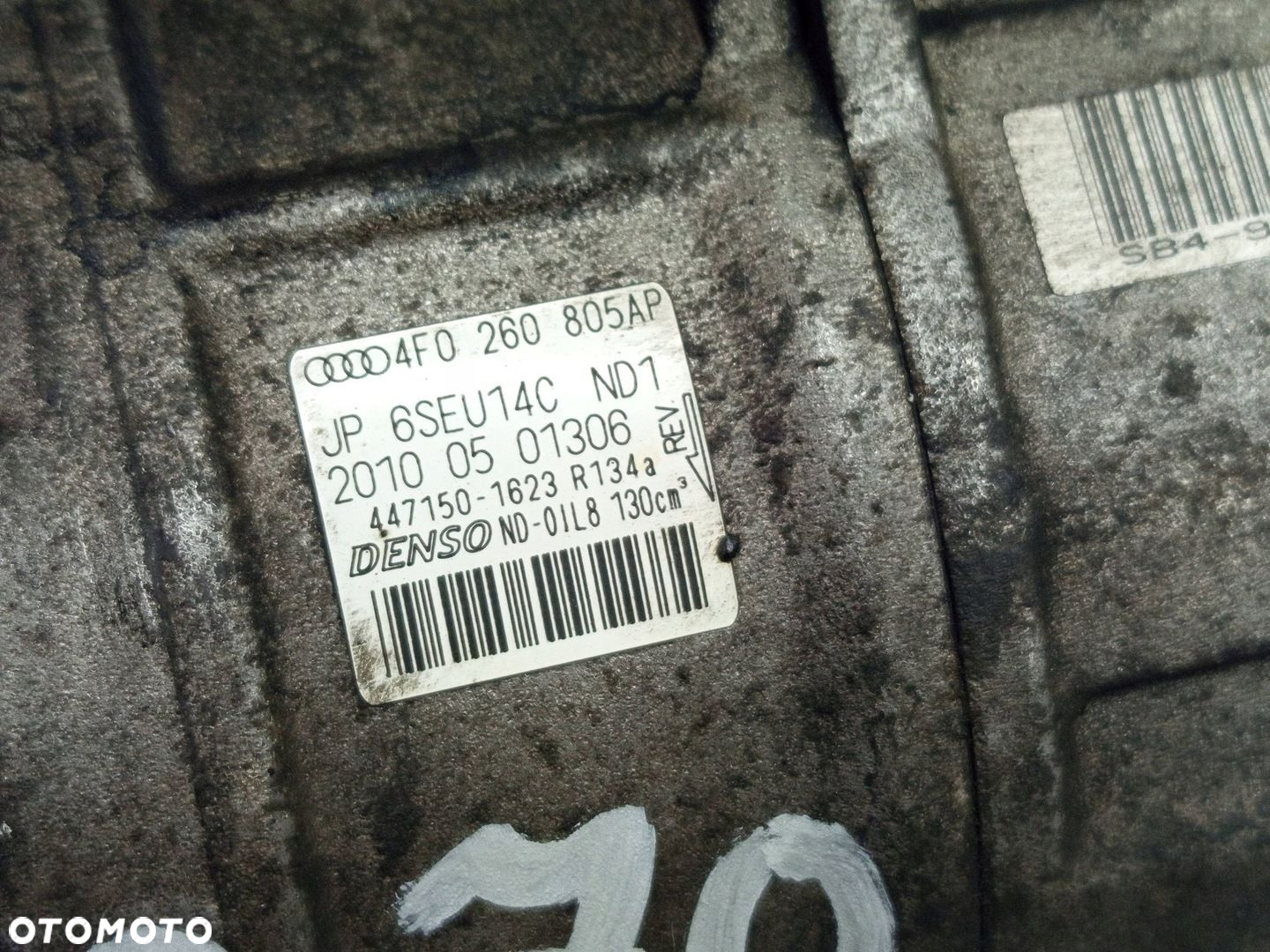 AUDI A6 C6 2.0 TDI POMPA KOMPRESOR SPRĘŻARKA KLIMATYZACJI 4F0260805AP - 8