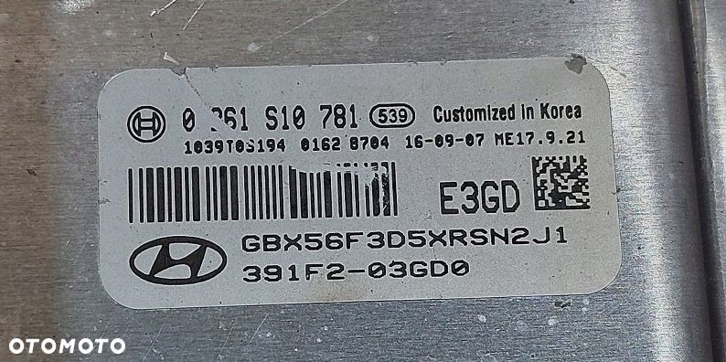komputer sterownik silnika hyundai i20 ii 1.2 14-18r 391f2-03gd0 - 4