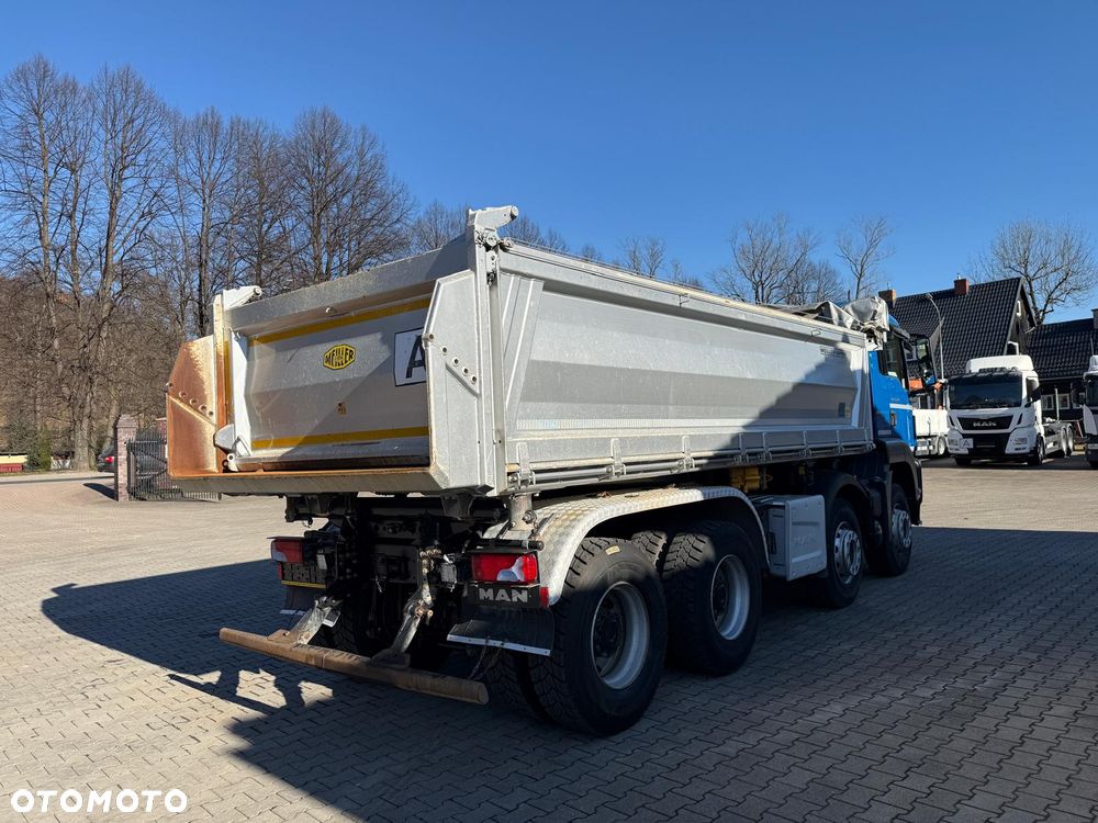 MAN 35.460 TGS wywrotka 8x4, 3-str. MEILLER, BORDMATIC, 250 t.km., TOP! - 5