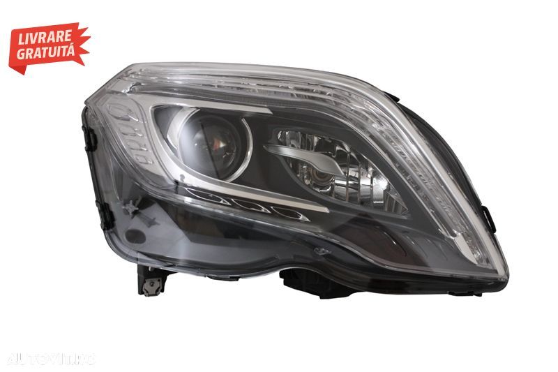 Faruri Facelift LED DRL Mercedes GLK X204 (2013-2015)- livrare gratuita - 5