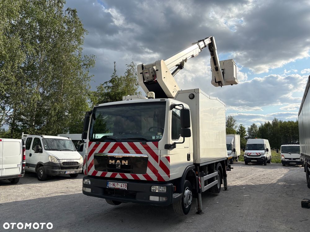 MAN TGL 12.180 | PODNOŚNIK KOSZOWY | 17,6M | VERSALIFT | 265 KG | ZABUDOWA SERWISOWA | 2X WEBASTO | NOWE OPONY | SPROWADZONY | SUPER STAN - 7