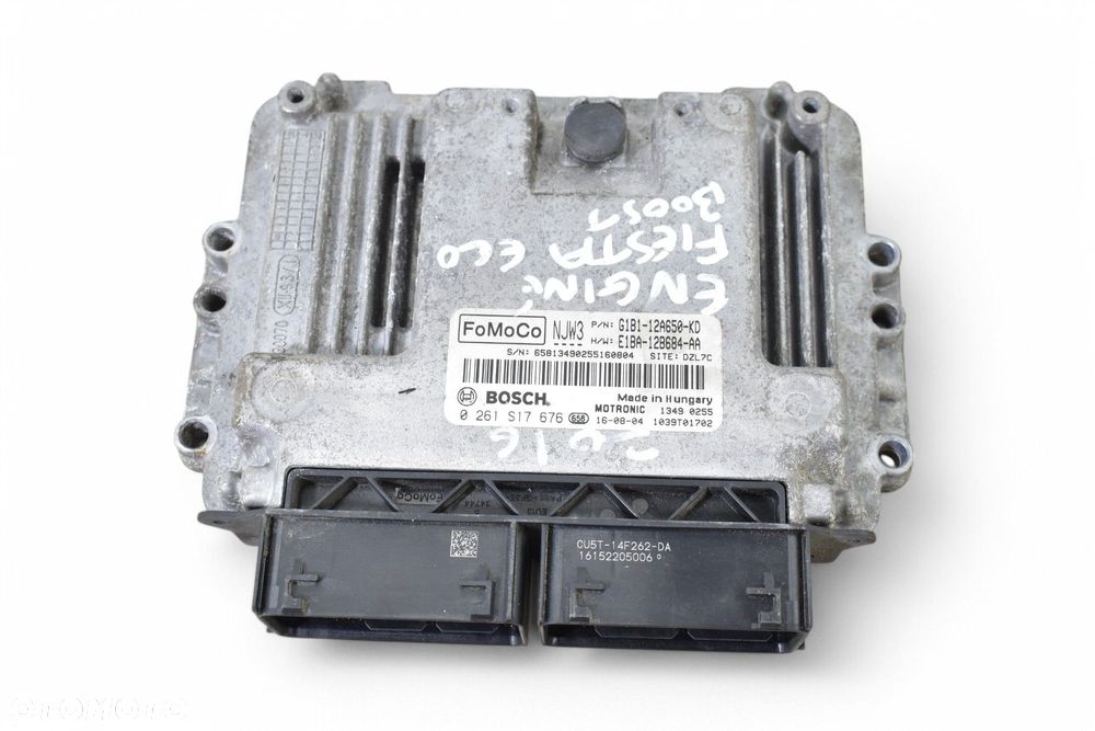 Sterownik Silnika FORD FIESTA MK7 1.0 ECOBOOST G1B1-12A650-KD 0261S17676 - 1
