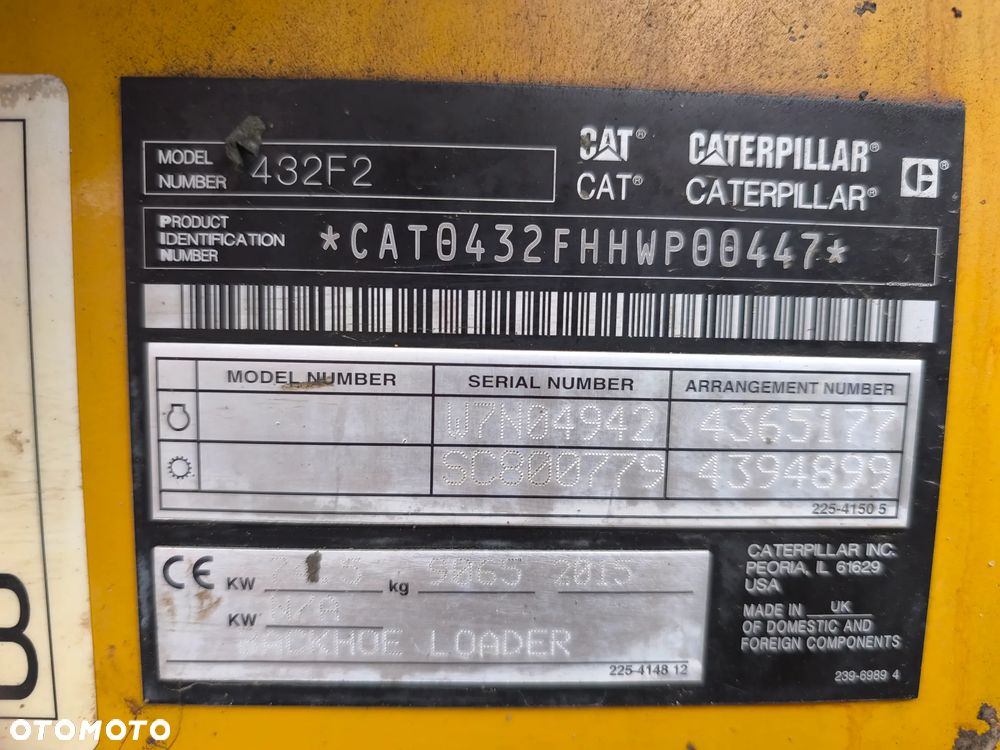 Caterpillar CAT 432F2 2015rok - 14