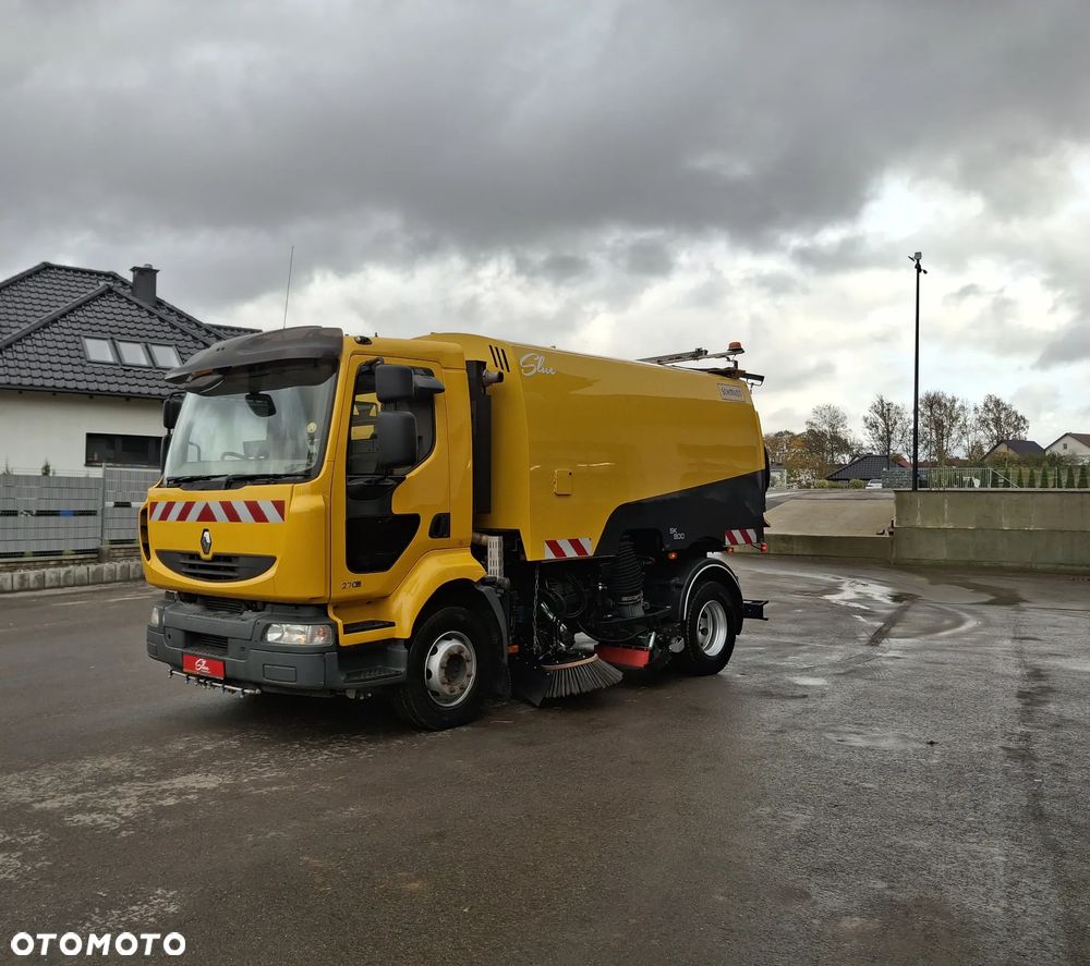 Renault Midlum 270 DXI Zamiatarka Schmidt Dodatkowy Silnik W Zabudowie Szczotki L/R 2013 Rok EUnited PM10 Pojazd Specjalny - 26