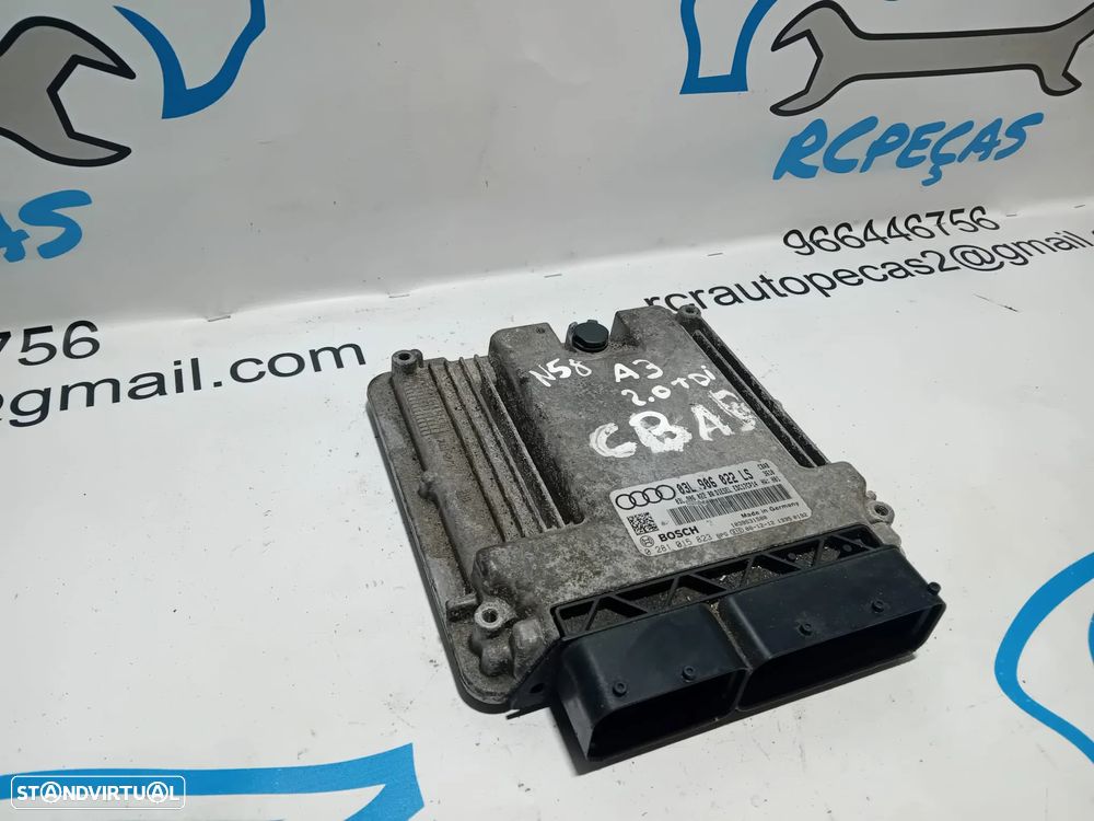 .Centralina Bosch Original Audi 2.0 TDi CBA 03L 906 022 LS / 0 281 015 823 - 5