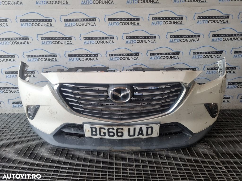 Bara fata Mazda CX - 3 2015 - 2018 Alb (1276) model fara spalatoare far - 1