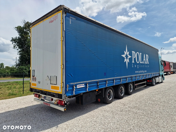 Schmitz Cargobull MEGA FIRANKA - SAF - OŚ PODNOSZONA - RAMA OCYNK - ŁADNA