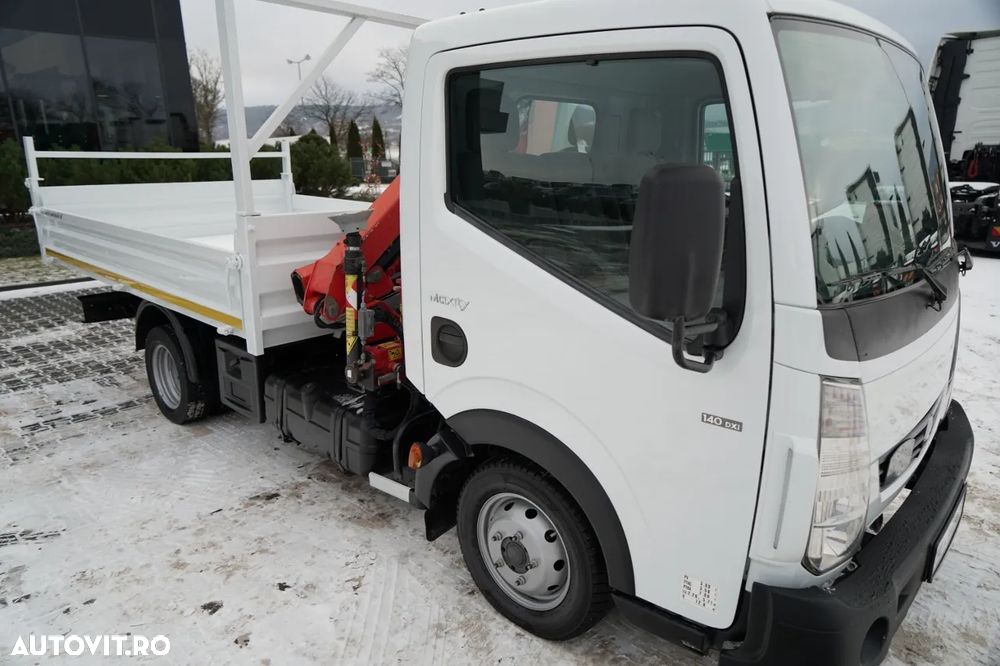 Renault MAXITY 140 DXI / BASCULATOR / + HDS FASSI F22A / CAPACITATE DE RIDICARE 995 KG / ATRACȚIE 5,5 M / IMPORTAT - 19