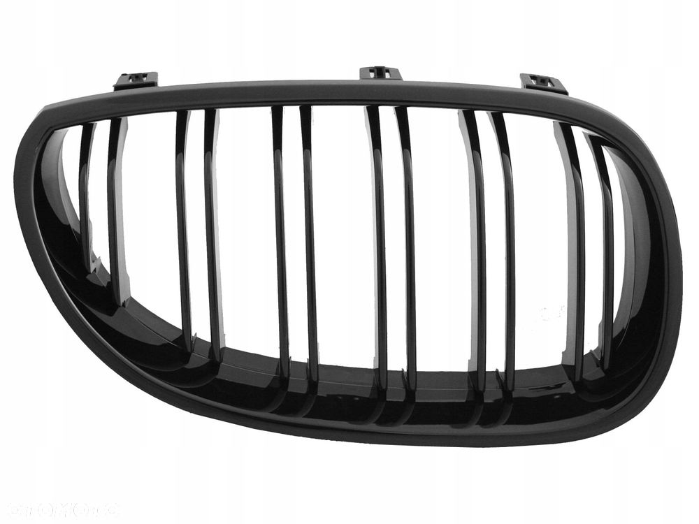 atrapa grill kratka nerki black glossy czarny połysk kpl bmw 5 e61 e60 - 4