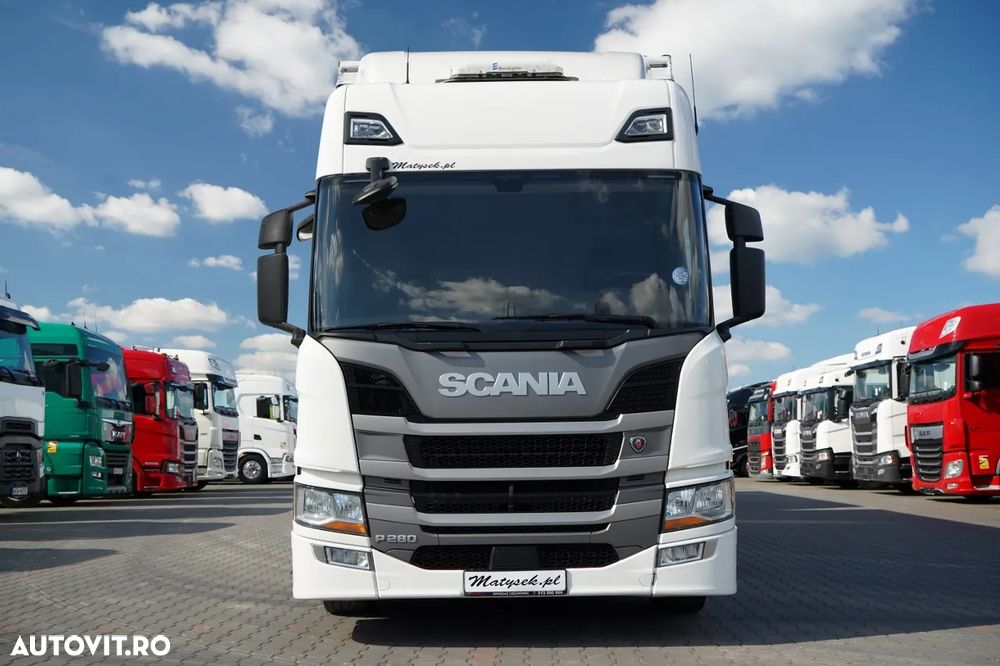 Scania P 280 / TANDEM / 4X2 / MEGA / I-PARK COOL / REMORCA WECON / SAF / - 7