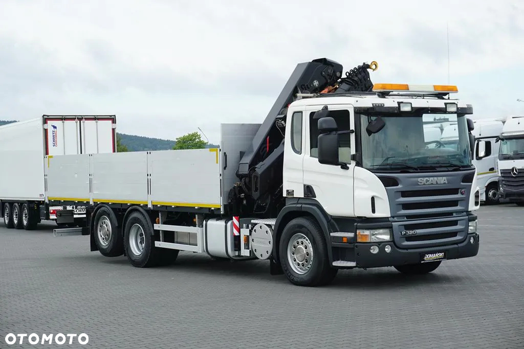 Scania P 320 / 6 X 2 / SKRZYNIOWY + HDS / HIAB 211 EP - 5 / OŚ SKRĘTNA   / WYS. 14 M - 3
