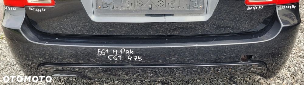 ZDERZAK TYŁ TYLNY BMW E61 M PAKIET 475 BLACK SAPPHIRE C67 - 1
