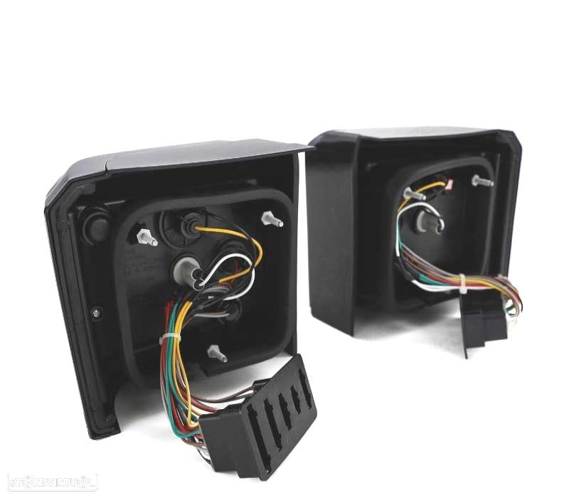 FAROLINS TRASEIROS LED VOLKSWAGEN VW T4 90-03.03 FUMADO ESCURECIDO - 2