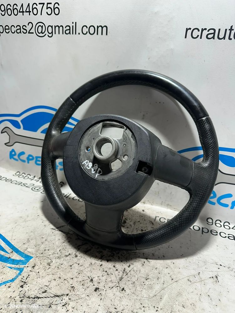 .Volante Pele Perfurada Original 3 Braços Sline Audi 8P0419091C 2004 - 2008 - 7