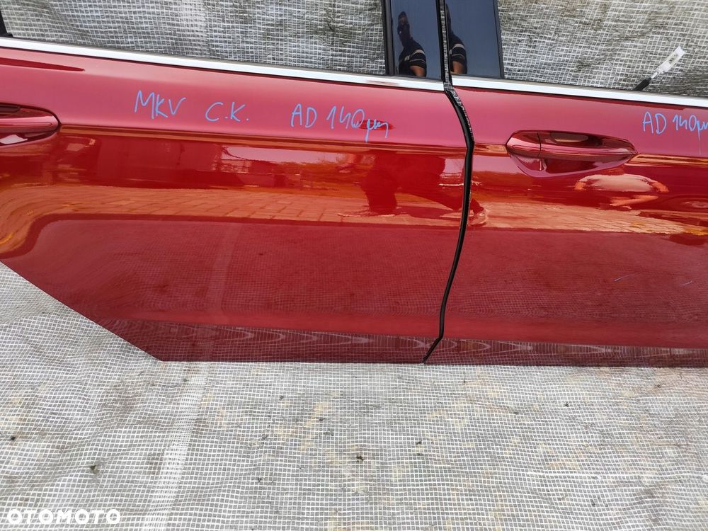 FORD MONDEO MK5 MKV KOMBI DRZWI PRAWE STRONA PRZÓD TYŁ 2 SZTUKI CZERWONE AD - 8