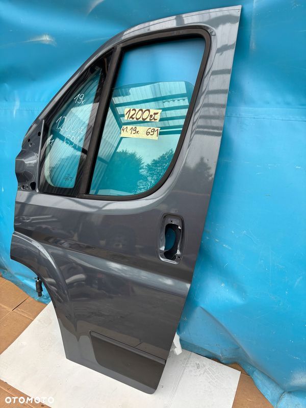 DUCATO JUMPER BOXER 14- drzwi przednie lewe szare 19r przód LEWY kolor 691 - 3