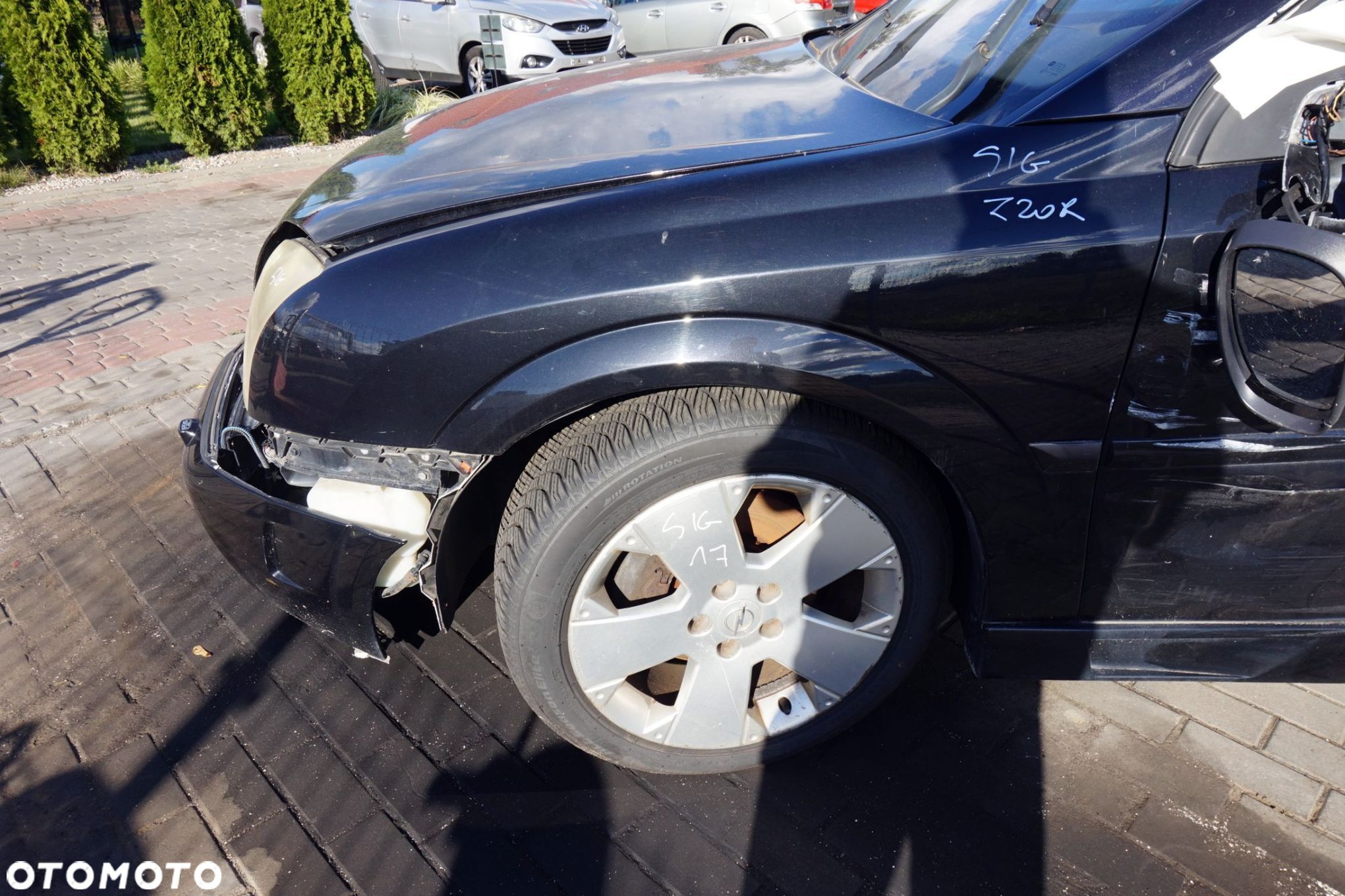 BŁOTNIK PRZEDNI LEWY SIGNUM  Z20R  CZARNY OPEL 2003-2008 - 1