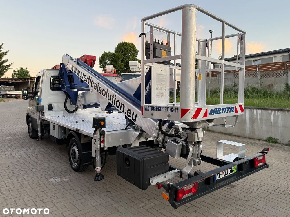 Iveco Podnośnik Koszowy Zwyżka 25 Metrów 12 w Bok! Multitel MX250 UDT!! 14tys Km 1200Mth! Jak Wumag Ruthamnn Gsr - 5