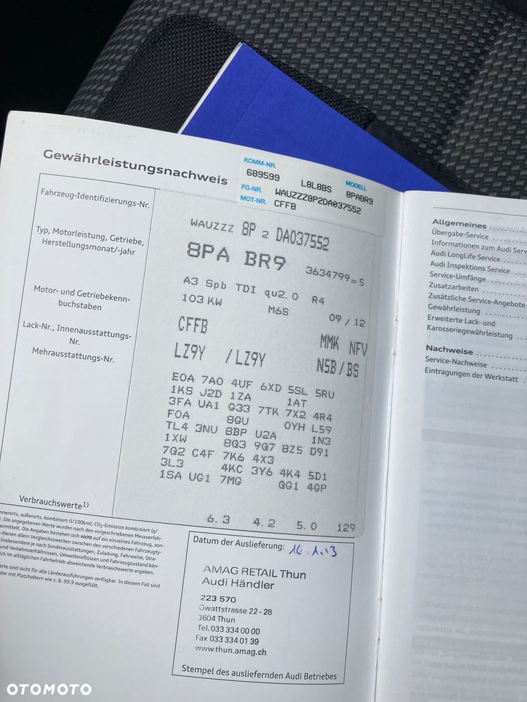 Audi A3 Sportback 2.0 TDI DPF Quattro Ambiente - 30